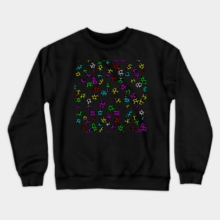 Abstract Dreams of Summer Fruit (MD23SMR006c) Crewneck Sweatshirt